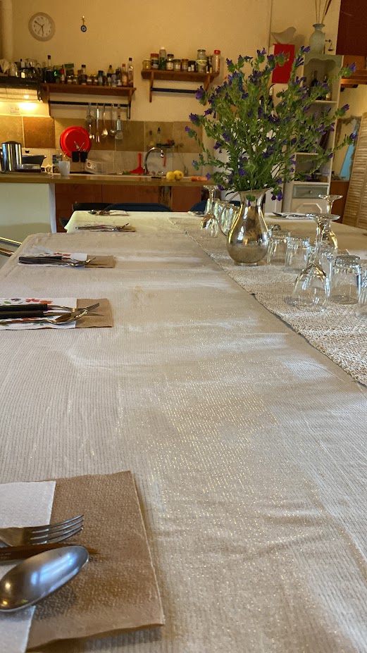Passover table